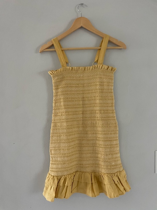 American Eagle Outfitters Dresses & Skirts - American Eagle Yellow & White Mini Dress